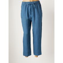 LOTUS EATERS - Pantalon 7/8 bleu en lin pour femme - Taille 36 - Modz