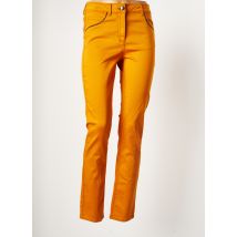 DIANE LAURY - Pantalon slim orange en coton pour femme - Taille 38 - Modz