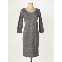 ELEONORA AMADEI - Robe mi-longue gris en polyester pour femme - Taille 42 - Modz