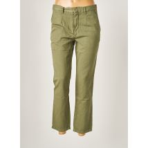 ACQUAVERDE - Pantalon droit vert en coton pour femme - Taille W31 - Modz