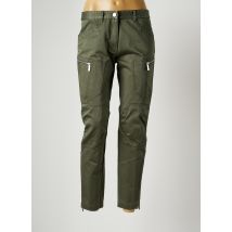 BARBARA BUI - Pantalon chino vert en coton pour femme - Taille 38 - Modz