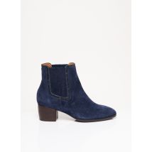REQINS - Bottines/Boots bleu en cuir pour femme - Taille 36 - Modz