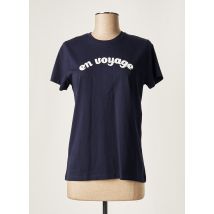TARA JARMON - T-shirt bleu en coton pour femme - Taille 36 - Modz