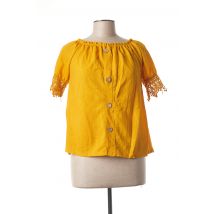 MINSK - Top jaune en polyamide pour femme - Taille 36 - Modz