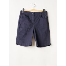 BRANDTEX - Bermuda bleu en coton pour femme - Taille 36 - Modz