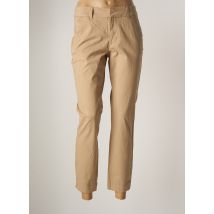 KAFFE - Pantalon 7/8 beige en coton pour femme - Taille 38 - Modz