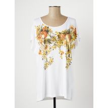 ELEONORA AMADEI - T-shirt blanc en viscose pour femme - Taille 36 - Modz