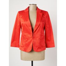 ARMANI - Blazer orange en coton pour femme - Taille 42 - Modz