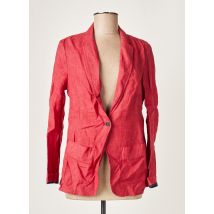 DIEGA - Veste casual rouge en lin pour femme - Taille 40 - Modz