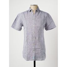 MINIMUM - Chemise manches courtes gris en lin pour homme - Taille XS - Modz