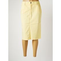 COUTURIST - Jupe mi-longue jaune en coton pour femme - Taille 40 - Modz