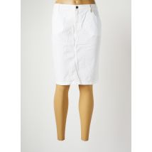 COUTURIST - Jupe mi-longue blanc en coton pour femme - Taille 40 - Modz