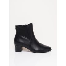 CLARKS - Bottines/Boots noir en cuir pour femme - Taille 35 1/2 - Modz