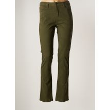 KANOPE - Pantalon droit vert en coton pour femme - Taille 36 - Modz