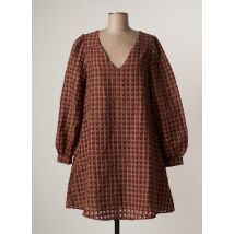 VILA - Robe courte marron en polyester pour femme - Taille 38 - Modz