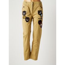 AERONAUTICA - Pantalon slim beige en coton pour femme - Taille 40 - Modz