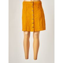 C'EST BEAU LA VIE - Jupe courte jaune en coton pour femme - Taille 44 - Modz