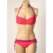 LITTLE MARCEL - Maillot de bain 2 pièces rose en polyamide pour femme - Taille 34 - Modz