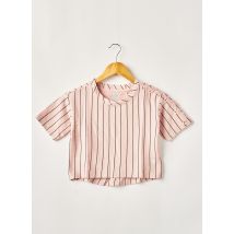 NOPPIES - T-shirt rose en coton pour fille - Taille 7 A - Modz