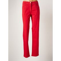 JOCAVI - Pantalon slim rouge en coton pour femme - Taille 44 - Modz