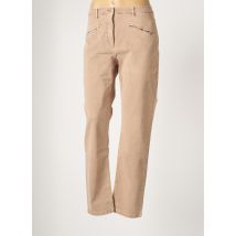 BETTY BARCLAY - Pantalon slim beige en coton pour femme - Taille 44 - Modz