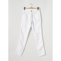 ONE STEP - Pantalon slim blanc en coton pour femme - Taille W24 - Modz