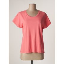 INDI & COLD - T-shirt rose en coton pour femme - Taille 34 - Modz