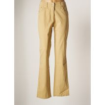 JOCAVI - Pantalon flare beige en coton pour femme - Taille 42 - Modz