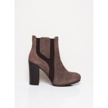 UNISA - Bottines/Boots gris en cuir pour femme - Taille 37 - Modz
