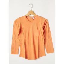 KOOKAI - T-shirt orange en coton pour fille - Taille 8 A - Modz