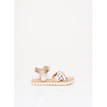 MOD8 - Sandales/Nu pieds beige en cuir pour fille - Taille 32 - Modz