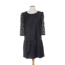 COLEEN BOW - Robe courte noir en laine pour femme - Taille 38 - Modz