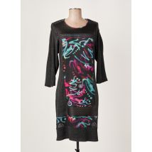 IMPULSION - Robe courte noir en acrylique pour femme - Taille 40 - Modz