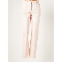 PAUPORTÉ - Pantalon slim rose en coton pour femme - Taille 46 - Modz