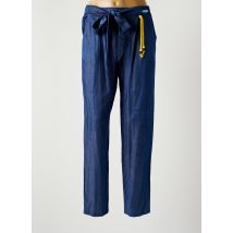 POUPEE CHIC - Pantalon droit bleu en tencel pour femme - Taille 38 - Modz