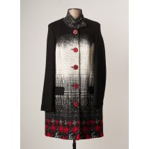 GUY DUBOUIS - Manteau long noir en coton pour femme - Taille 42 - Modz