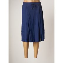 PAUPORTÉ - Jupe mi-longue bleu en polyamide pour femme - Taille 40 - Modz