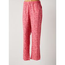 LA FIANCEE DU MEKONG - Pantalon droit rose en viscose pour femme - Taille 44 - Modz