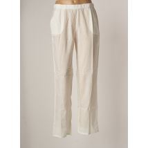 LA FIANCEE DU MEKONG - Pantalon droit blanc en coton pour femme - Taille 44 - Modz