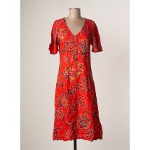 LA FIANCEE DU MEKONG - Robe mi-longue orange en viscose - Femme - Taille 38 - Modz