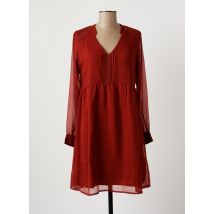 LA FIANCEE DU MEKONG - Robe courte marron en polyester pour femme - Taille 40 - Modz