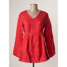 LA FIANCEE DU MEKONG - Blouse rouge en coton - Femme - Taille 36 - Modz
