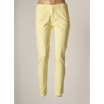 REIKO - Pantalon 7/8 jaune en coton pour femme - Taille W29 - Modz