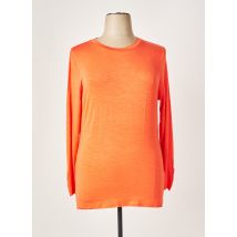 MARBLE - T-shirt orange en viscose pour femme - Taille 46 - Modz