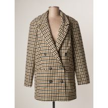 OBJECT - Manteau long beige en polyester pour femme - Taille 40 - Modz