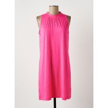 EGATEX - Robe mi-longue rose en viscose pour femme - Taille 38 - Modz
