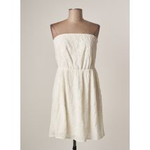 VERO MODA - Robe courte blanc en polyester pour femme - Taille 40 - Modz