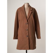HARRIS WILSON - Manteau long marron en laine pour femme - Taille 40 - Modz