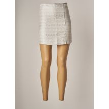 GRACE & MILA - Jupe courte gris en coton pour femme - Taille 36 - Modz