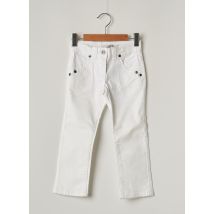 JEAN BOURGET - Jeans coupe droite blanc en coton pour enfant - Taille 4 A - Modz
